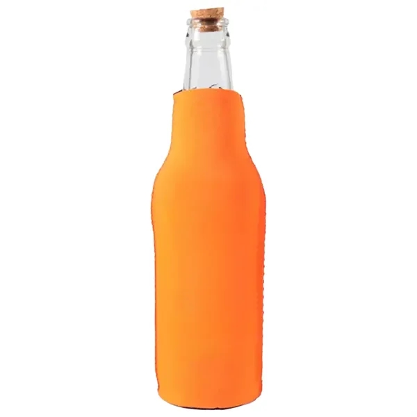 12 Oz. Neoprene Collapsible Sublimated Bottle Cooler - 12 Oz. Neoprene Collapsible Sublimated Bottle Cooler - Image 2 of 2