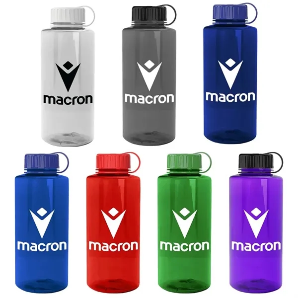 Chains 36oz Tritan Flair Bottle w/Drink-thru Lid - Chains 36oz Tritan Flair Bottle w/Drink-thru Lid - Image 0 of 7