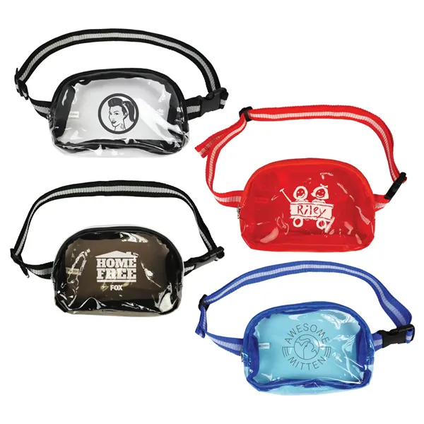Soft TPU Crossbody Clear Stadium Sling Fanny Waist Pack - Soft TPU Crossbody Clear Stadium Sling Fanny Waist Pack - Image 0 of 6