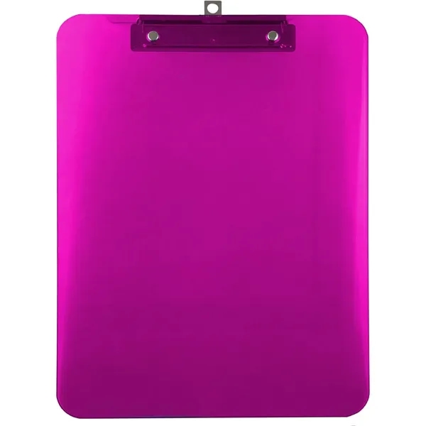 Colorful Transparent Clipboard with Metal Clip - Colorful Transparent Clipboard with Metal Clip - Image 6 of 9