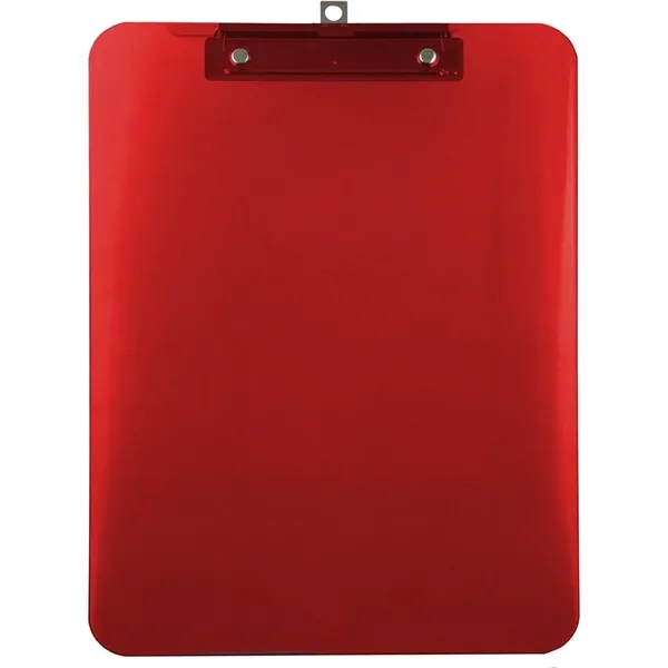 Colorful Transparent Clipboard with Metal Clip - Colorful Transparent Clipboard with Metal Clip - Image 8 of 9