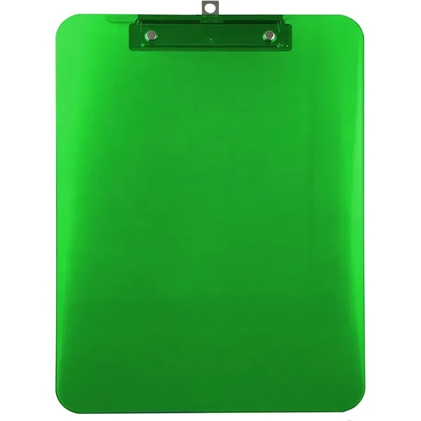 Colorful Transparent Clipboard with Metal Clip - Colorful Transparent Clipboard with Metal Clip - Image 9 of 9