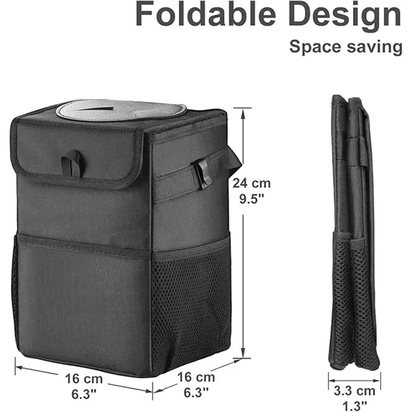 Car Trash Can with Lid - Car Trash Can with Lid - Image 4 of 4