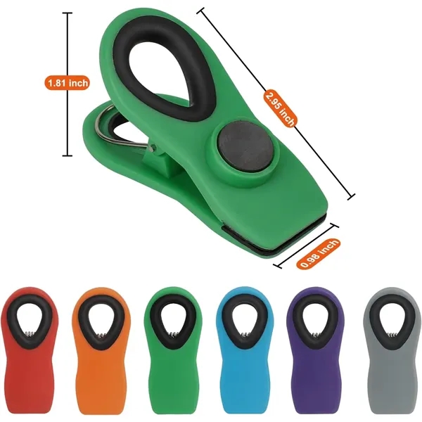 Magnetic Chip Clip - Strong Grip Food Bag & Note Holder - Magnetic Chip Clip - Strong Grip Food Bag & Note Holder - Image 1 of 7