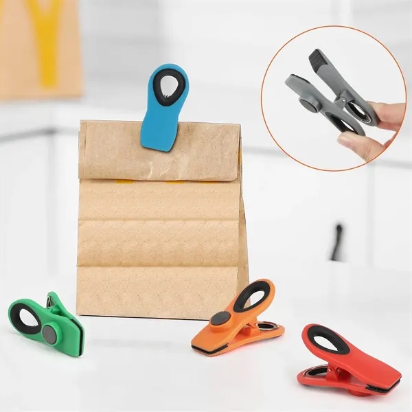 Magnetic Chip Clip - Strong Grip Food Bag & Note Holder - Magnetic Chip Clip - Strong Grip Food Bag & Note Holder - Image 6 of 7
