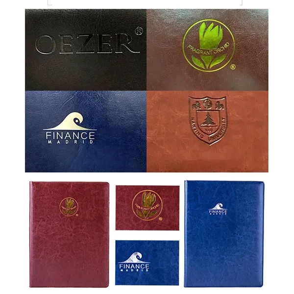 PU Leather Business Portfolio with 12-Digit Calculator - PU Leather Business Portfolio with 12-Digit Calculator - Image 3 of 8