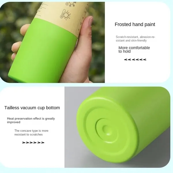 18oz Stainless Steel Vacuum Flask Insulated Cola Bottle - 18oz Stainless Steel Vacuum Flask Insulated Cola Bottle - Image 5 of 5