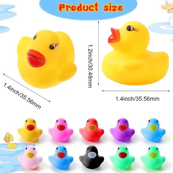 Mini Rubber Ducks Bathtub Toys - Mini Rubber Ducks Bathtub Toys - Image 1 of 2