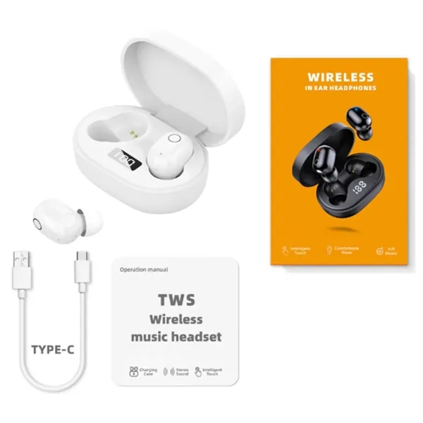 LED Display Wireless Earbuds Bluetooth Sport Headphones - LED Display Wireless Earbuds Bluetooth Sport Headphones - Image 4 of 4