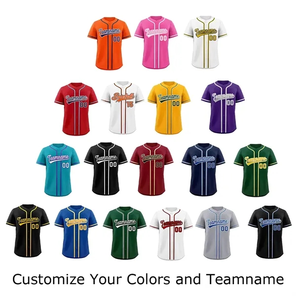 Custom Baseball Jersey - Custom Baseball Jersey - Image 1 of 1