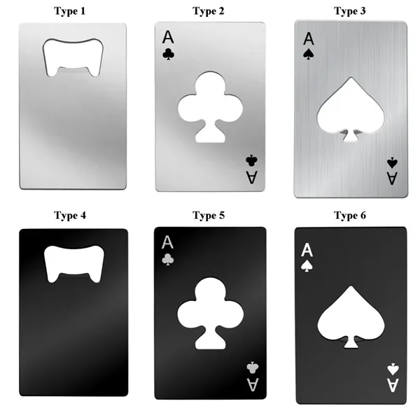Poker Card Beer Bottle Opener - Poker Card Beer Bottle Opener - Image 1 of 5