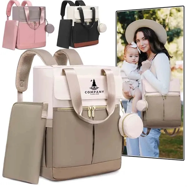 6-in-1 Multifunctional Diaper Bag - 6-in-1 Multifunctional Diaper Bag - Image 0 of 4