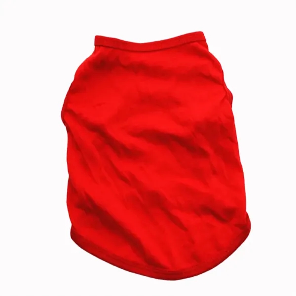 Solid Color Polyester Dog Pet Clothes - Solid Color Polyester Dog Pet Clothes - Image 4 of 9