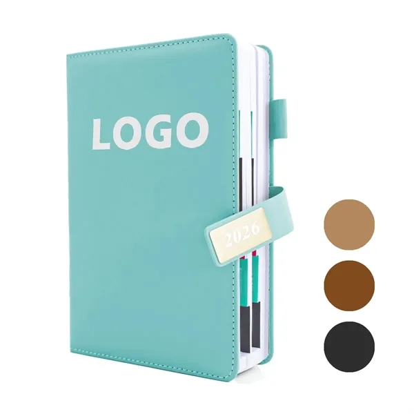 A5 2026 Planner with Magnetic Clasp and Month Label - A5 2026 Planner with Magnetic Clasp and Month Label - Image 0 of 3