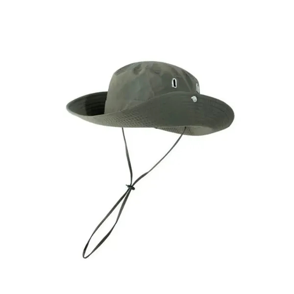 UPF50+ Wide Brim Bucket Hat Breathable Sun Protection Boonie - UPF50+ Wide Brim Bucket Hat Breathable Sun Protection Boonie - Image 2 of 7