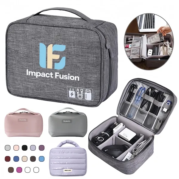 Electronics Travel Organizer - Portable Tech Gadget Storage - Electronics Travel Organizer - Portable Tech Gadget Storage - Image 0 of 8