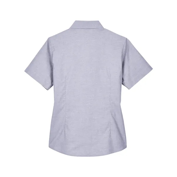 Harriton Women's Stain-Release Short Sleeve Oxford Shirt - Harriton Women's Stain-Release Short Sleeve Oxford Shirt - Image 6 of 10