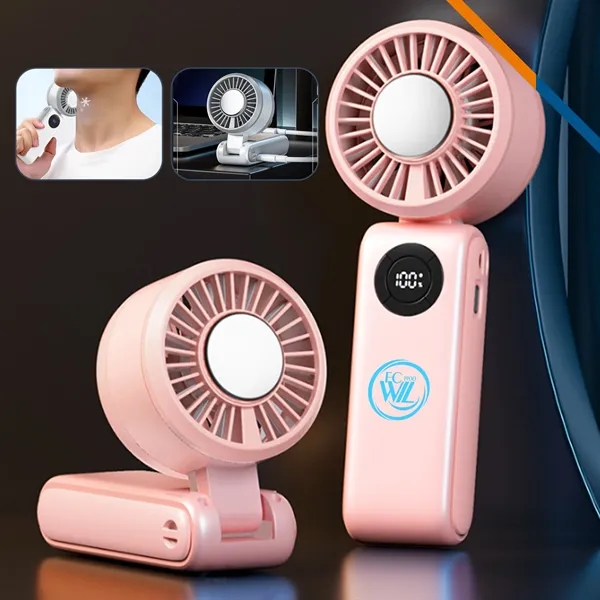 Burnett Foldable Ice Cooling Handheld Fan - Burnett Foldable Ice Cooling Handheld Fan - Image 1 of 5