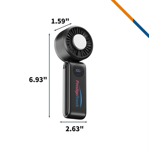 Burnett Foldable Ice Cooling Handheld Fan - Burnett Foldable Ice Cooling Handheld Fan - Image 2 of 5