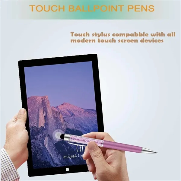 Crystal Ballpoint Screen Touch Stylus Pen - Crystal Ballpoint Screen Touch Stylus Pen - Image 2 of 4