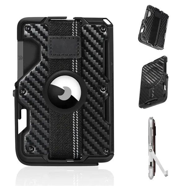 MAGSAFE RFID Wallet w/ Apple Tracker holder + Stand - MAGSAFE RFID Wallet w/ Apple Tracker holder + Stand - Image 5 of 12