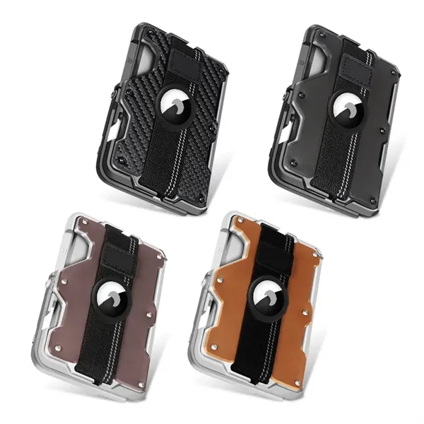 MAGSAFE RFID Wallet w/ Apple Tracker holder + Stand - MAGSAFE RFID Wallet w/ Apple Tracker holder + Stand - Image 7 of 12