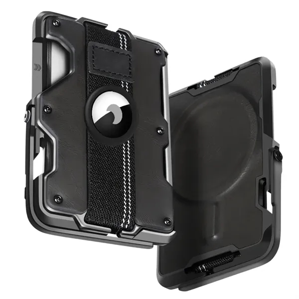 MAGSAFE RFID Wallet w/ Apple Tracker holder + Stand - MAGSAFE RFID Wallet w/ Apple Tracker holder + Stand - Image 8 of 12