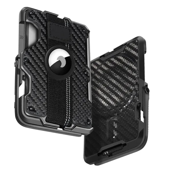 MAGSAFE RFID Wallet w/ Apple Tracker holder + Stand - MAGSAFE RFID Wallet w/ Apple Tracker holder + Stand - Image 9 of 12