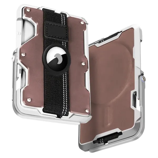 MAGSAFE RFID Wallet w/ Apple Tracker holder + Stand - MAGSAFE RFID Wallet w/ Apple Tracker holder + Stand - Image 10 of 12