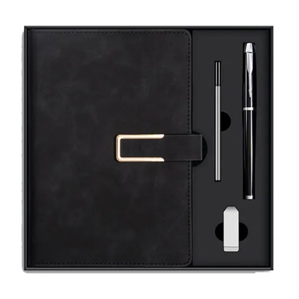 A5 Notebook Pen And USB Flash Drive Gift Box Set - A5 Notebook Pen And USB Flash Drive Gift Box Set - Image 2 of 6