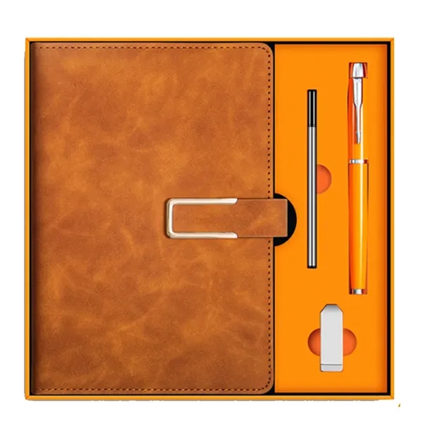A5 Notebook Pen And USB Flash Drive Gift Box Set - A5 Notebook Pen And USB Flash Drive Gift Box Set - Image 4 of 6