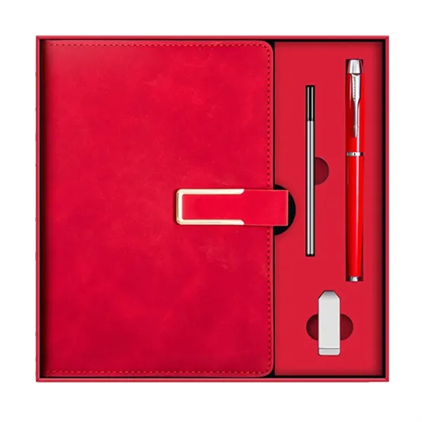 A5 Notebook Pen And USB Flash Drive Gift Box Set - A5 Notebook Pen And USB Flash Drive Gift Box Set - Image 5 of 6