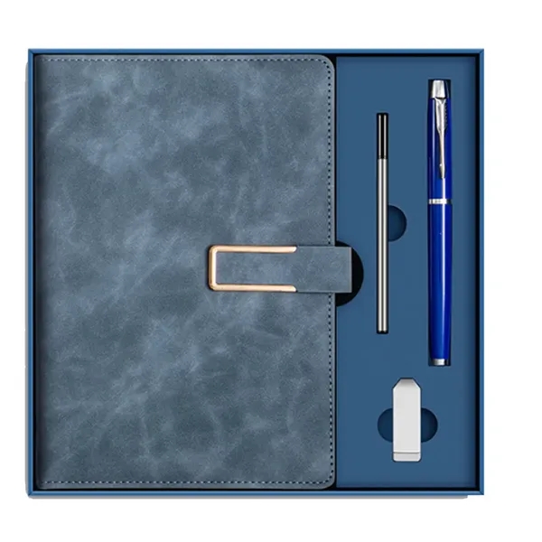 A5 Notebook Pen And USB Flash Drive Gift Box Set - A5 Notebook Pen And USB Flash Drive Gift Box Set - Image 6 of 6