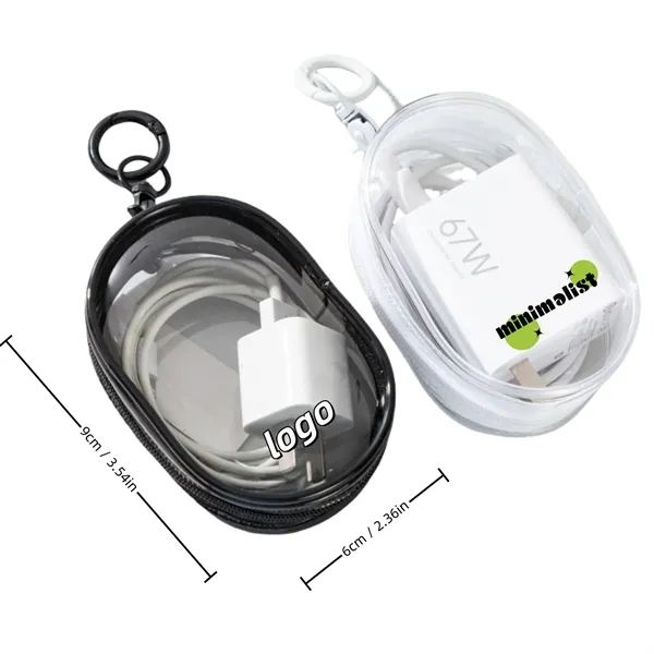 Waterproof Charger Storage Bag-Portable Travel Organizer - Waterproof Charger Storage Bag-Portable Travel Organizer - Image 1 of 3