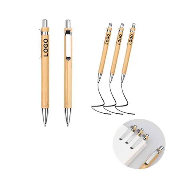 Environmentally Friendly Bamboo Retro Ballpoint Pen - Environmentally Friendly Bamboo Retro Ballpoint Pen - Image 0 of 5