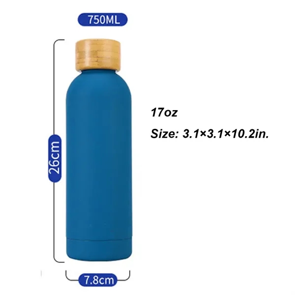 17Oz Bamboo Lid Stainless Steel Thermos Cup Outdoor - 17Oz Bamboo Lid Stainless Steel Thermos Cup Outdoor - Image 1 of 13