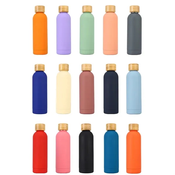 17Oz Bamboo Lid Stainless Steel Thermos Cup Outdoor - 17Oz Bamboo Lid Stainless Steel Thermos Cup Outdoor - Image 3 of 13