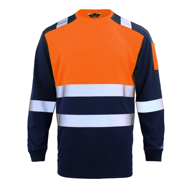 Breathable Quick Drying Reflective Strip Worker Safety Cloth - Breathable Quick Drying Reflective Strip Worker Safety Cloth - Image 2 of 2