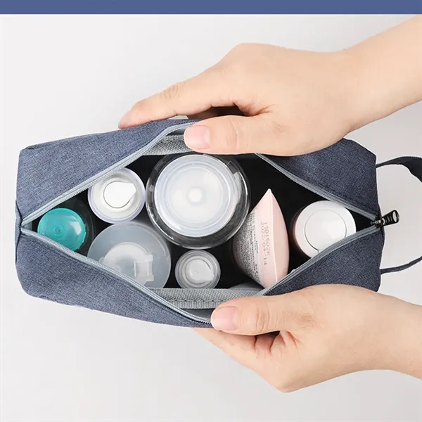 Portable Travel Toiletry Bag Simple Waterproof Storage - Portable Travel Toiletry Bag Simple Waterproof Storage - Image 2 of 7