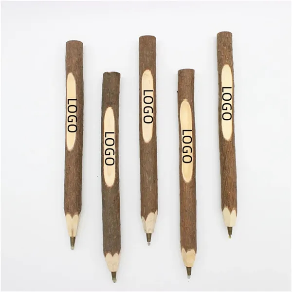 Handmade Vintage Twig Wooden Ballpoint Pen - Handmade Vintage Twig Wooden Ballpoint Pen - Image 1 of 3
