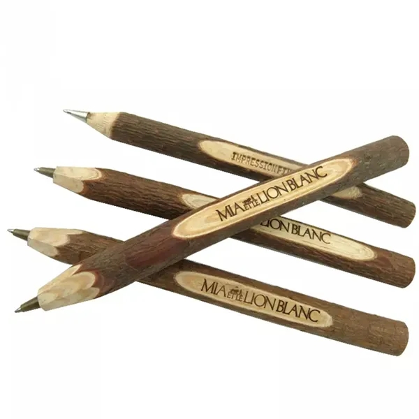 Handmade Vintage Twig Wooden Ballpoint Pen - Handmade Vintage Twig Wooden Ballpoint Pen - Image 2 of 3