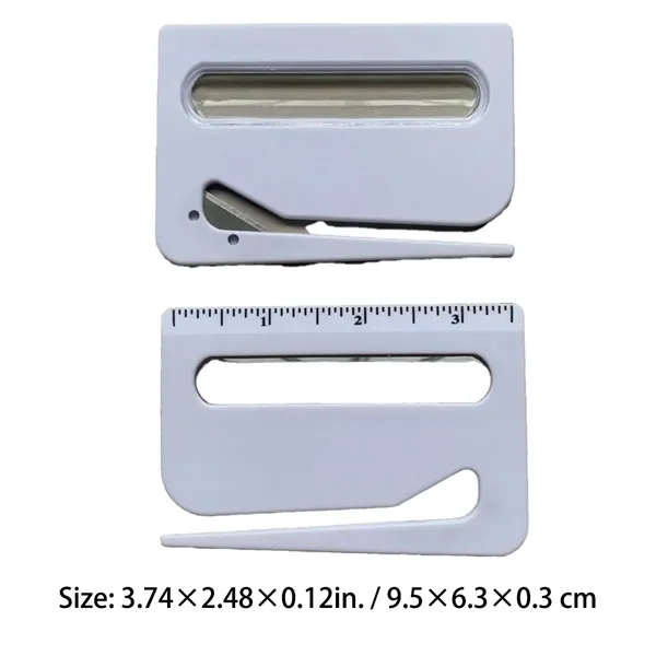 3-In-1 Multi-Function Letter Opener Magnifying Glass Ruler - 3-In-1 Multi-Function Letter Opener Magnifying Glass Ruler - Image 1 of 8