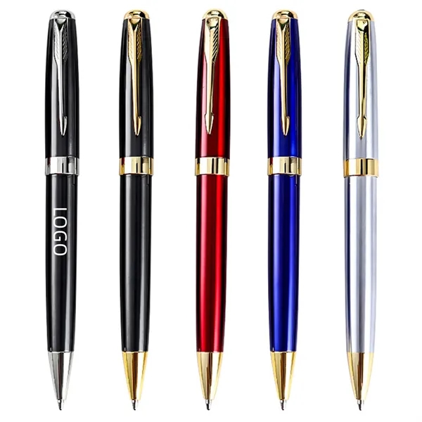 Heavy Custom LOGO Metal Hotel Ballpoint Pen - Heavy Custom LOGO Metal Hotel Ballpoint Pen - Image 0 of 2