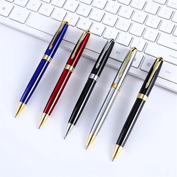 Heavy Custom LOGO Metal Hotel Ballpoint Pen - Heavy Custom LOGO Metal Hotel Ballpoint Pen - Image 1 of 2
