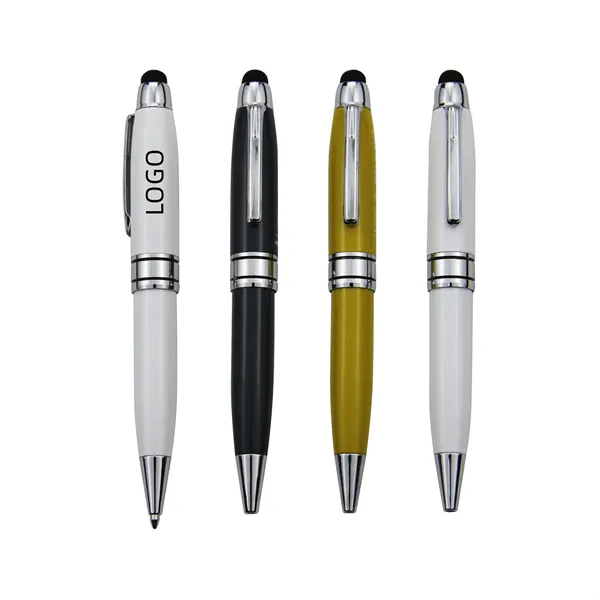 Mini Metal Twist Hotel Stylus Pen - Mini Metal Twist Hotel Stylus Pen - Image 0 of 3