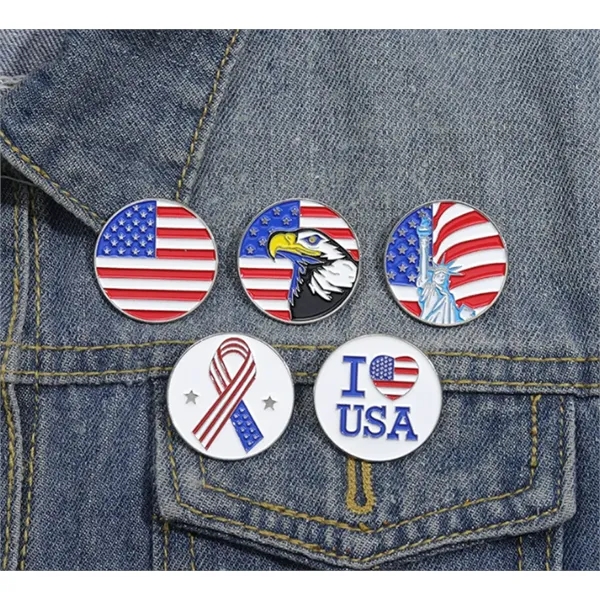 1' Magnetic Golf Ball Marker with Hat Clip - 1' Magnetic Golf Ball Marker with Hat Clip - Image 2 of 7