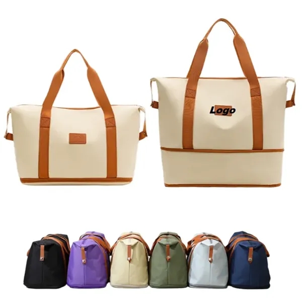 Expandable Folding Oversized Tote Duffel Travel Bag - Expandable Folding Oversized Tote Duffel Travel Bag - Image 0 of 5