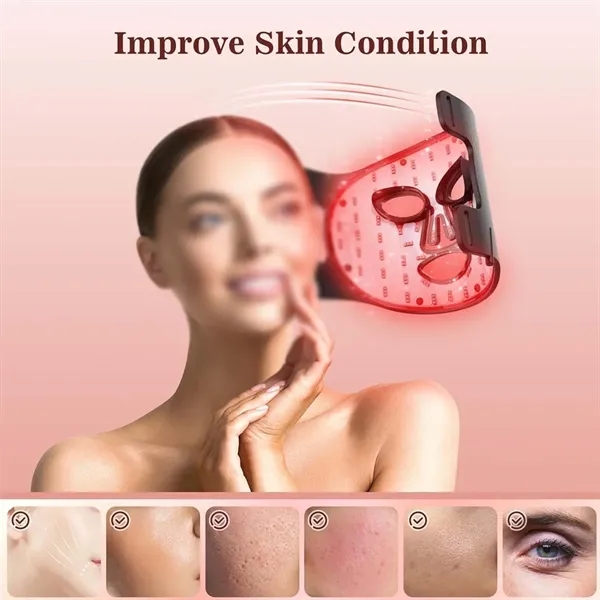 Beauty aids portable red light therapy face mask with remote - Beauty aids portable red light therapy face mask with remote - Image 2 of 4