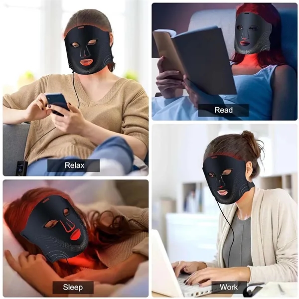 Beauty aids portable red light therapy face mask with remote - Beauty aids portable red light therapy face mask with remote - Image 4 of 4
