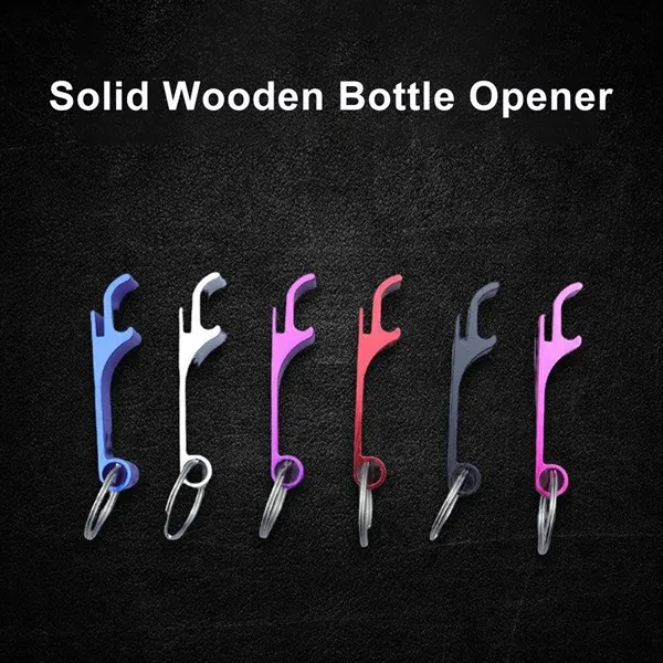 Colorful Aluminum Alloy Keychain Bottle Opener - Colorful Aluminum Alloy Keychain Bottle Opener - Image 0 of 6